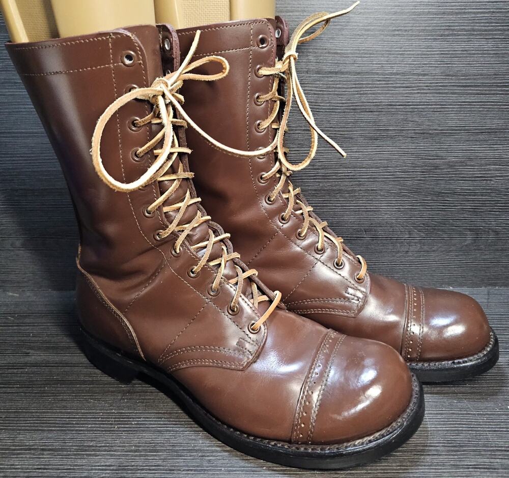 Vintage Corcoran 10 Inch Historic Brown Jump Boot Mens 10 D USA Brown 9342